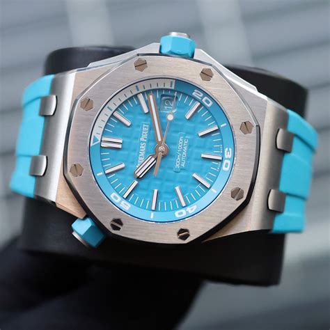 audemars piguet royal oak turquoise|Audemars Piguet royal oak sale.